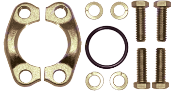 3/4" (1.63" Flange) Code 62 Flange Two Halve Clamp Kit  SFK62-12