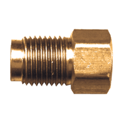 3/8" (16-1.5mm) Brass GM Fuel Line Nut  SFL-6-16MM