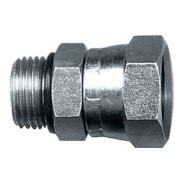 3/4"-16 x 3/4" Steel Male ORB - Female NPSM Swivel Connector  SO1120-8E