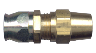 5/8 x 5/8" Brass 100R14 Reusable Hose End - DOT Air Brake Compression  SR468-1010
