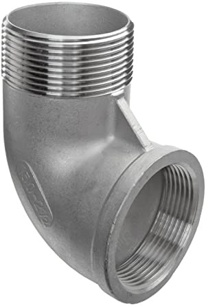 3/8" Stainless Steel 316 Female NPT - Male NPT 90° Street Elbow  SS116-C