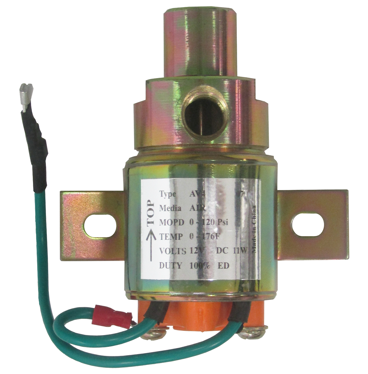 1/4" 12V 2-Way Female NPT Air Shift Solenoid Valve - Normally Closed  SV-120B12V
