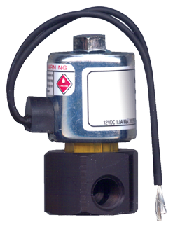 1/4" 12V In-Out Female NPT Natural Gas  Solenoid Valve - Normally Closed  SV-S121