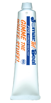 2 oz. White Teflon Pipe Sealant - Non CSA Approved - Squeeze Tube  TTS-8