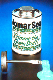 8 oz. Green Teflon Pipe Sealant - CSA Approved - Brush Top Tin  TTSG-8