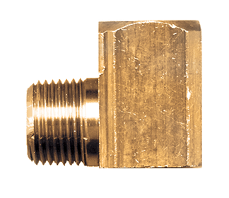 3/8" Extruded Brass Female NPT - Male NPT 90° Elbow  X115-C