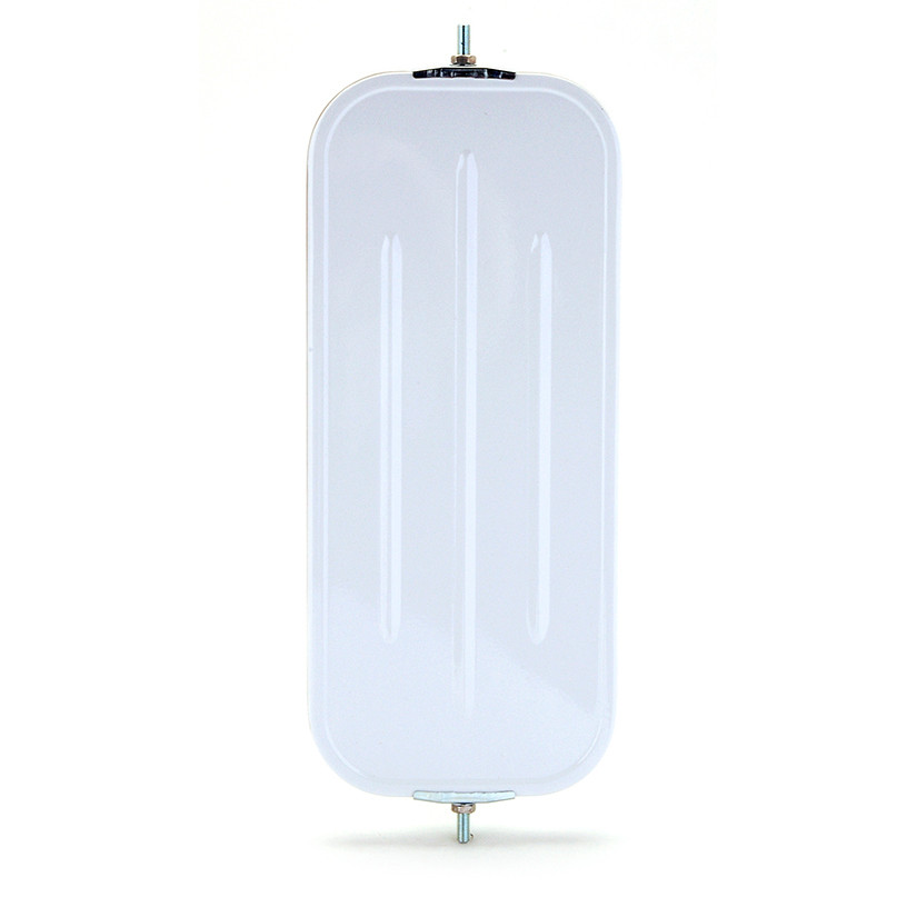 OEM Style Flat Ribbed-Back West Coast Mirror - White  16091