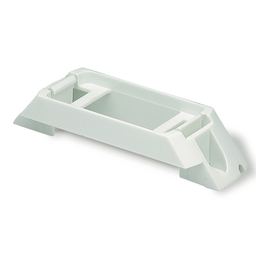 Small Rectangular Lamp Rail-Mount Bracket Kit (42131 + 67050) - White  43370