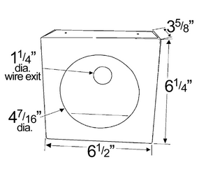 4" Round Lamp Mounting Module - Black  43732
