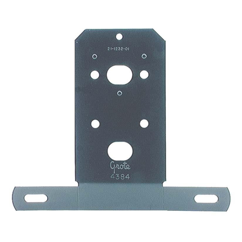 Universal License Plate Bracket - Black Enamel  43842