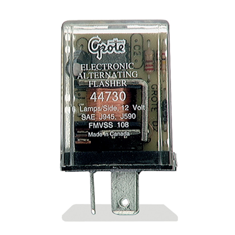 3 Pin Flasher 6 Lamp Heavy-Duty Alternating Electronic  44730
