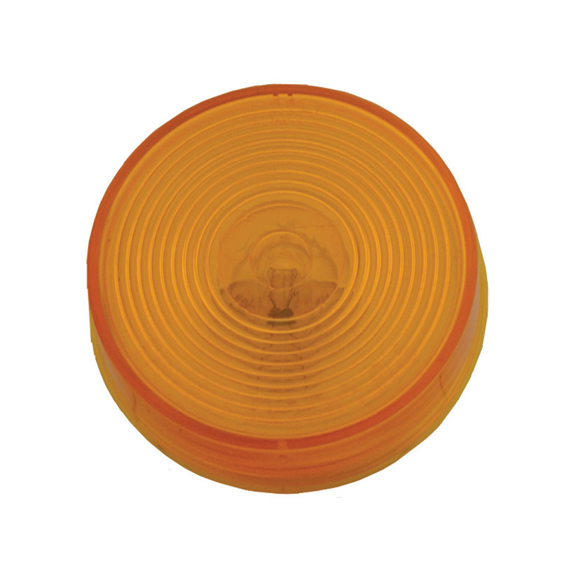2-1/2" Round Optic Lens Clearance/Marker Lamp - Amber  45813