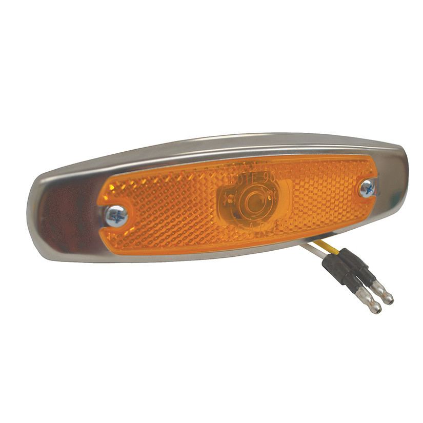SuperNova® Low-Profile LED Clearance/Marker Lamp & Bezel - Amber  47253