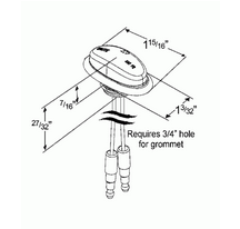 MicroNova® LED Clearance/Marker Lamp & Grommet - Red  47962