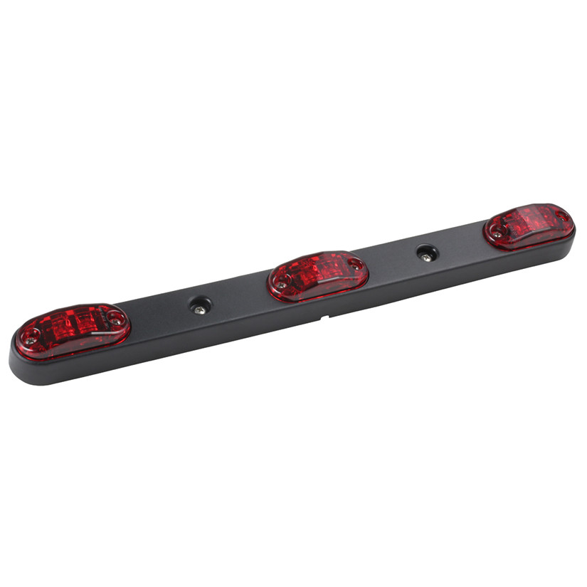2-1/2" Oval LED Light Bar - Retail - Red  49212-5