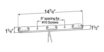 2-1/2" Oval LED Light Bar - Retail - Red  49212-5