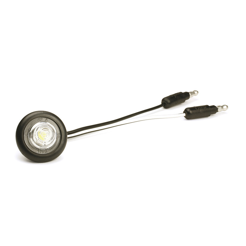 MicroNova® DOT LED Clearance/Marker Lamp w/Grommet Multi-Volt - Clear  49281