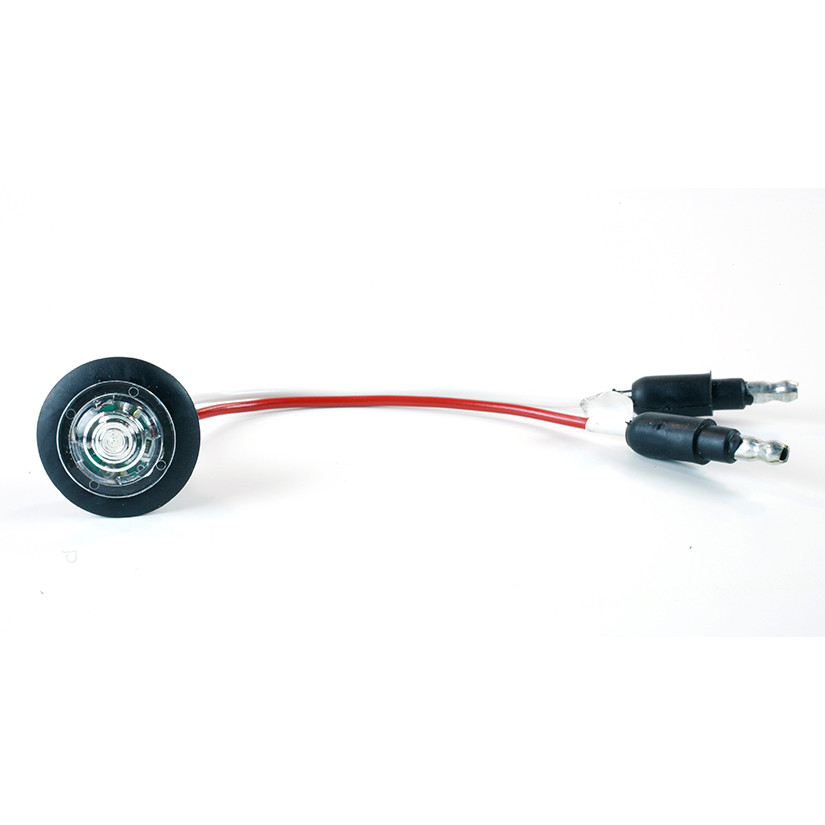 MicroNova® DOT LED Clearance/Marker Lamp w/Grommet - Clear  49341