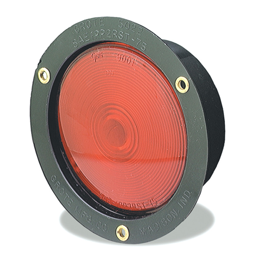 Plastic Housing Lamp Double Contact - Red  50222