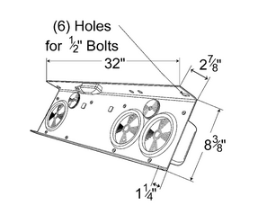 Power Unit Module w/Female Pin - Red/Clear  50820
