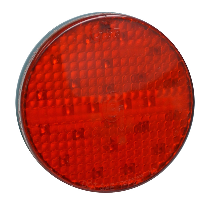 4" SuperNova® Grommet Mount Full-Pattern LED Stop/Tail/Turn Lamp w/Male Pin - Red  52162