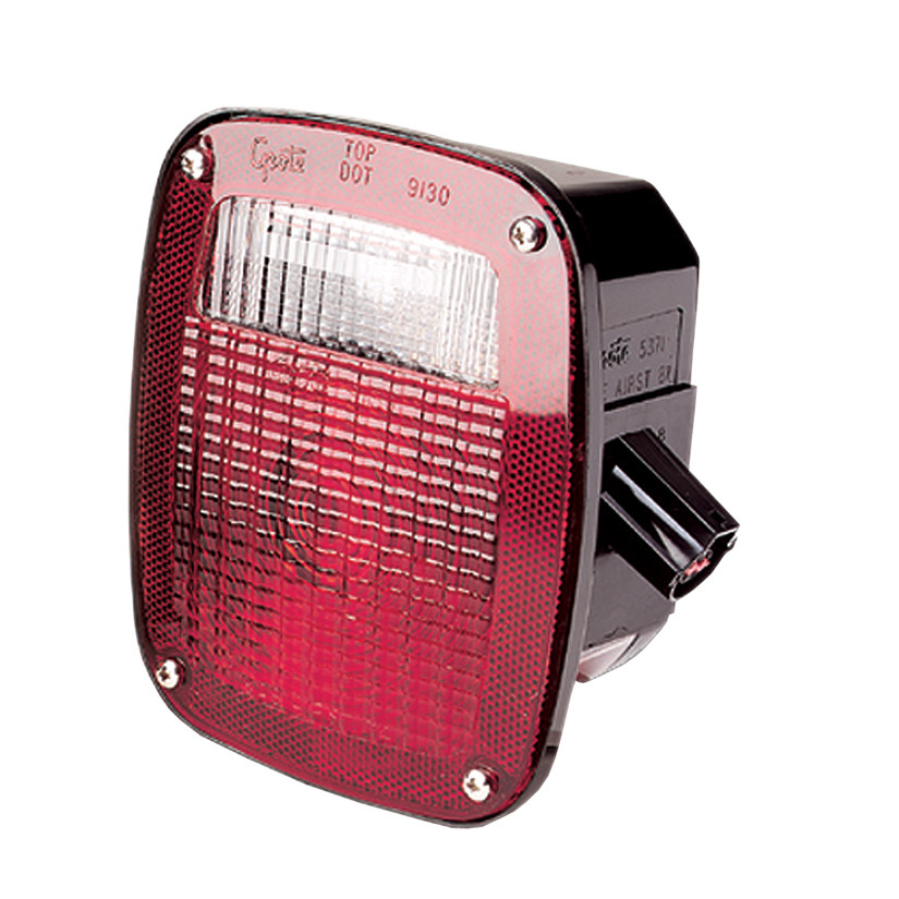 Ford® Stop/Tail/Turn Box Lamp Left Hand & License Window - Red  53792