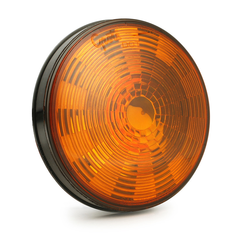4" SuperNova® NexGen® LED Stop/Tail/Turn Lamp Front & Rear Turn w/SuperSeal® Hard Shell Connector - Amber  54313