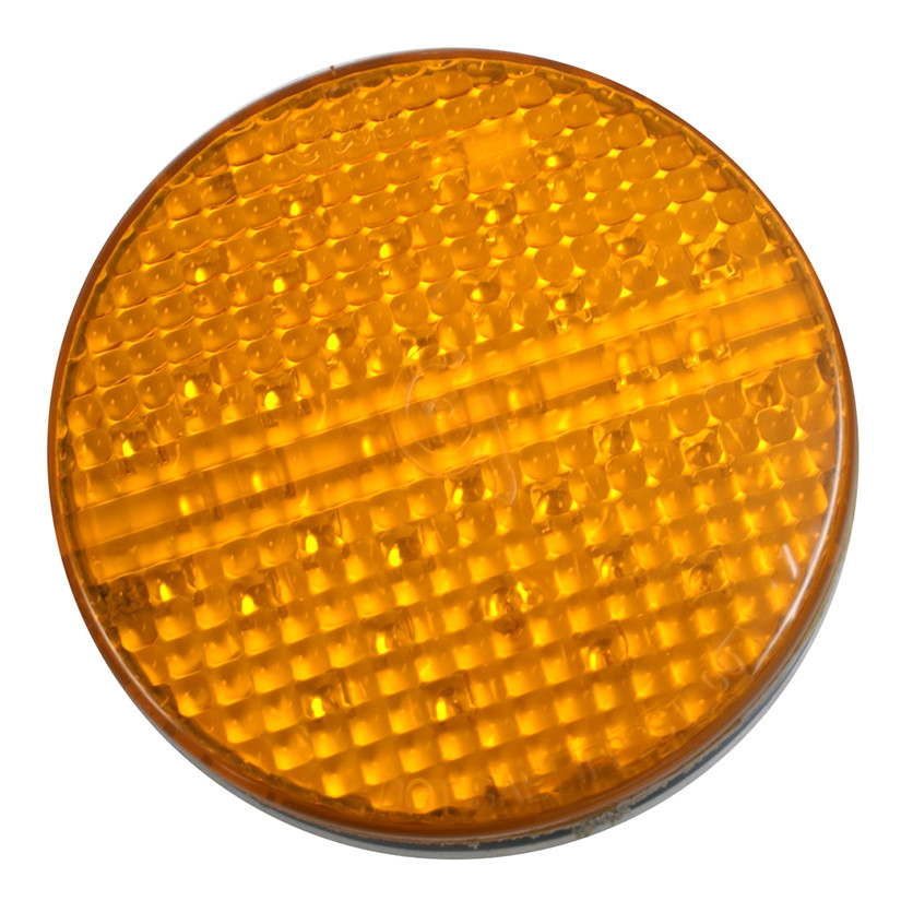 4" SuperNova® Full-Pattern LED Stop/Tail/Turn Lamp Rear Turn Grommet Mount w/Male Pin - Amber  55103