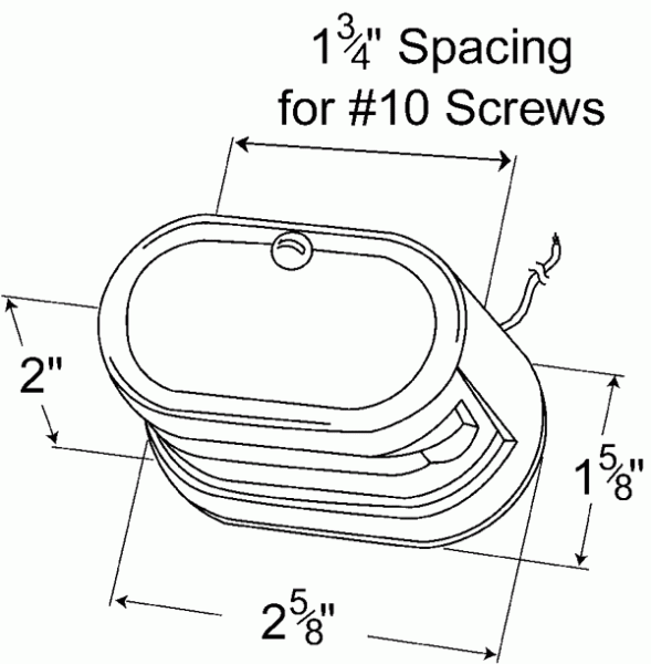 Resealable License Lamp Triple - Clear  60011
