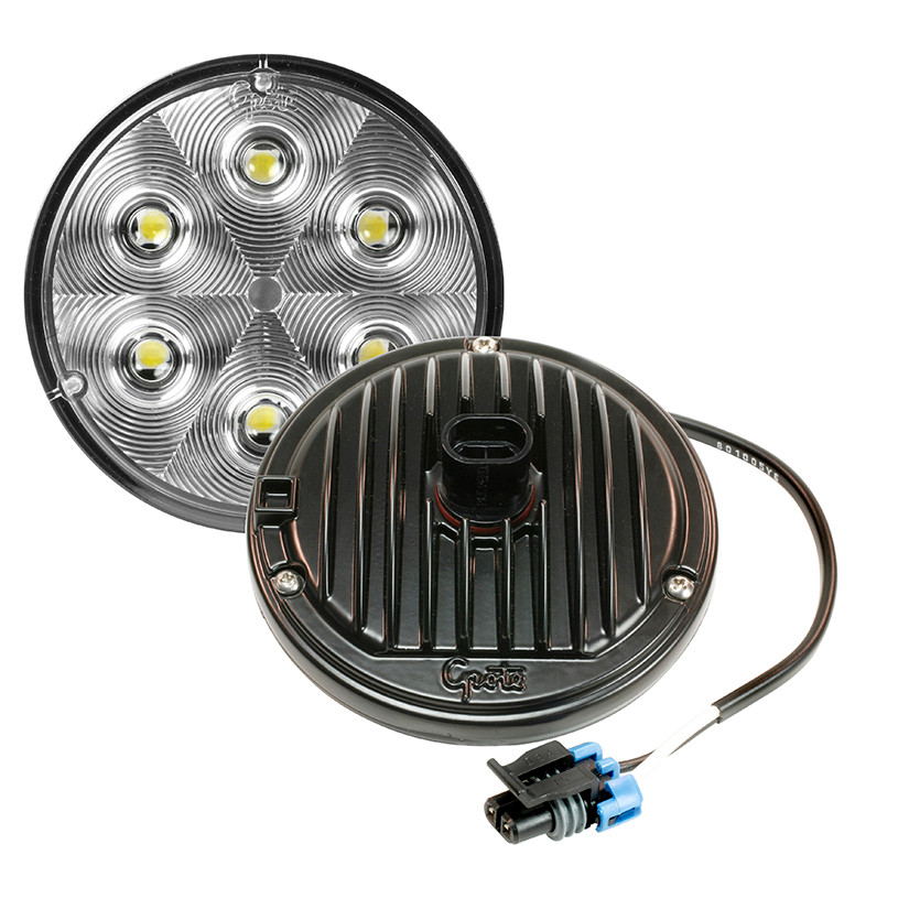 Trilliant® 36 LED Work Lamp w/SuperSeal® Hard Shell Connector Superseal Connection w/Pigtail 12/24V - Clear  63971