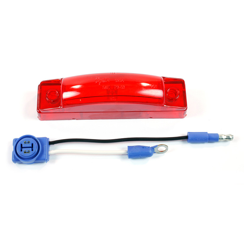 3" SuperNova® Thin-Line LED Clearance/Marker Lamp Kit (47242 + 66930) - Red  65512