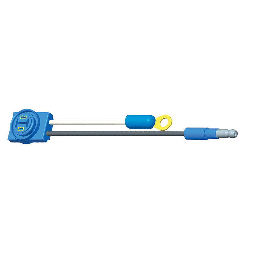 5" Thin-Line LED Two-Wire Pigtail w/.180" Bullet Connector & Ring Terminal Wire  66930