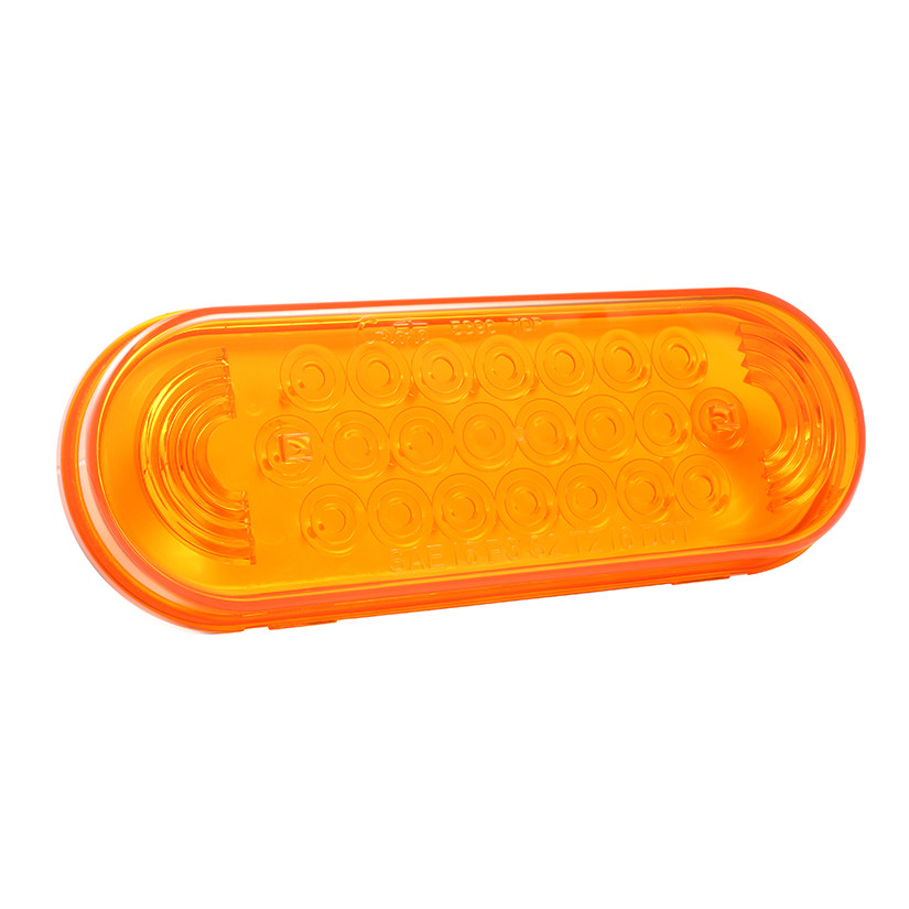 Oval LED Strobe Lamp - Amber  77363