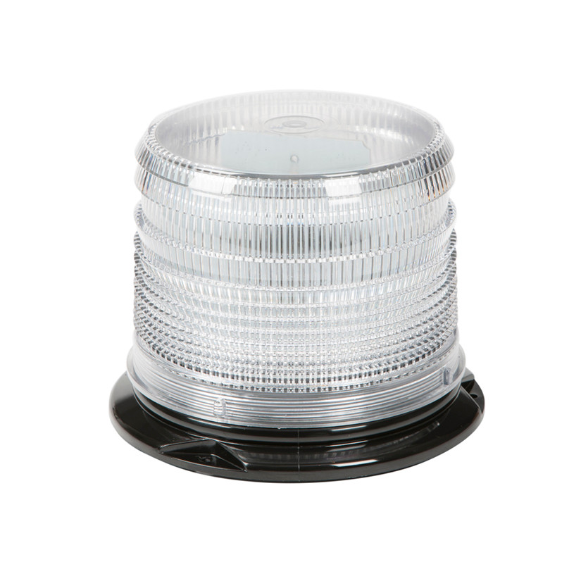 Dual Color LED Beacon Short Lens - Amber/Clear  78071