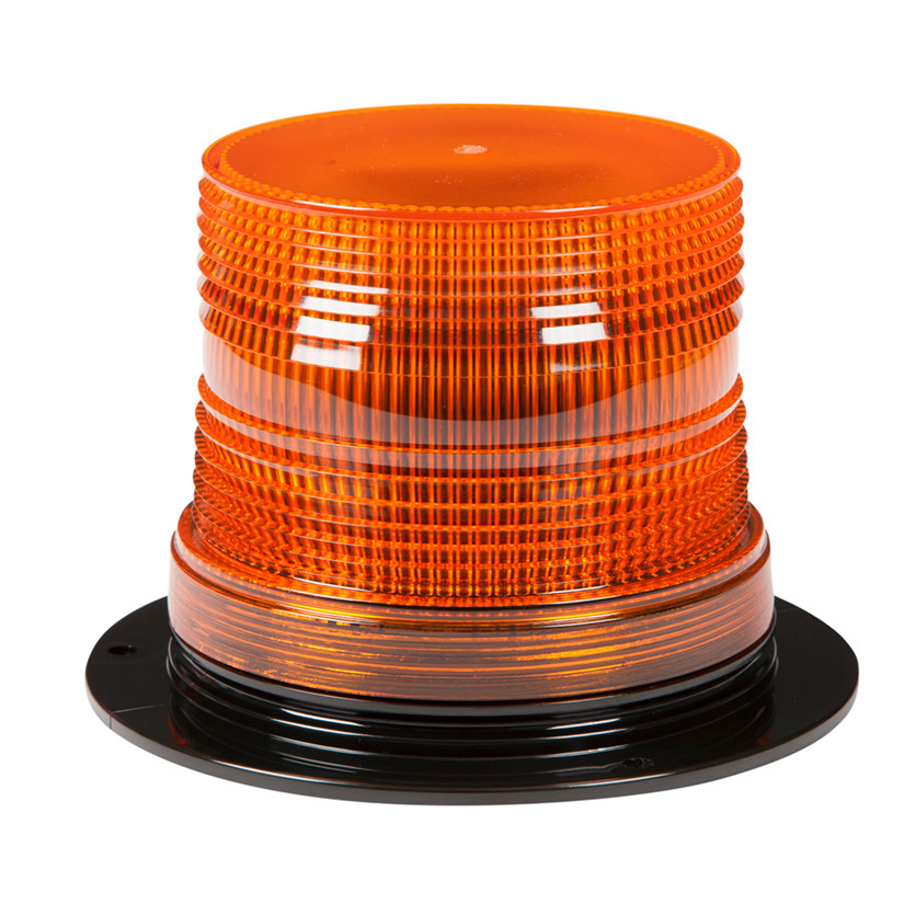 Material Handling LED Beacon Class III Permanent Mount Short Lens - Amber  78093