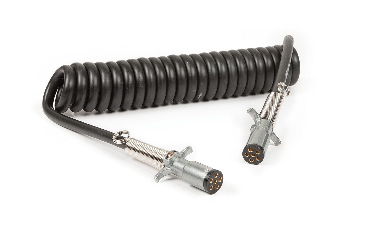 Powercoil 12' w/12" Leads Coiled - Black  81-0612