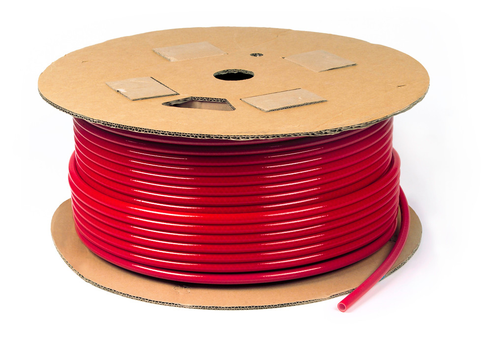 3/8" x 500' Nylon DOT Tube - Red  81-1038-500R