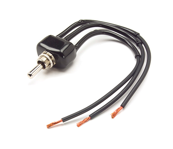 Momentary Toggle Switch Mom On/Off/Mom On 3 Wire 20A w/8" Wire Lead  82-2220