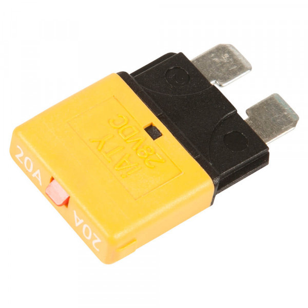 Standard Blade Circuit Breaker 20A - Yellow  82-2357