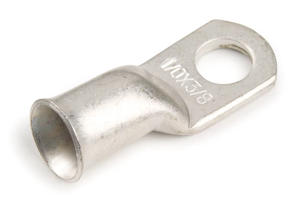 1/0 AWG Tin Plated Copper Tube Lugs 3/8" @ 2 Pack  82-9175