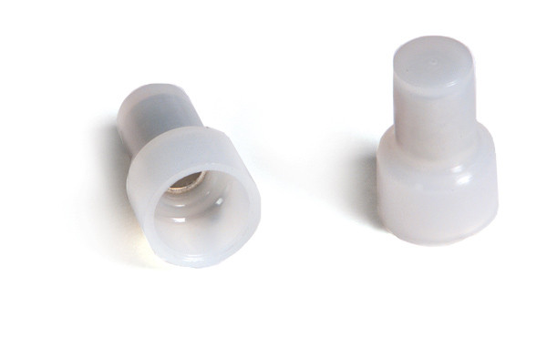 16 - 14 AWG Closed-End Shrink Butt Connectors @ 100 Pack - White  83-3382