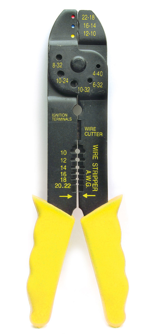 22 - 10 AWG Economy 4-Way Wire Stripping/Cutting/Crimping Tool - Yellow  83-6510