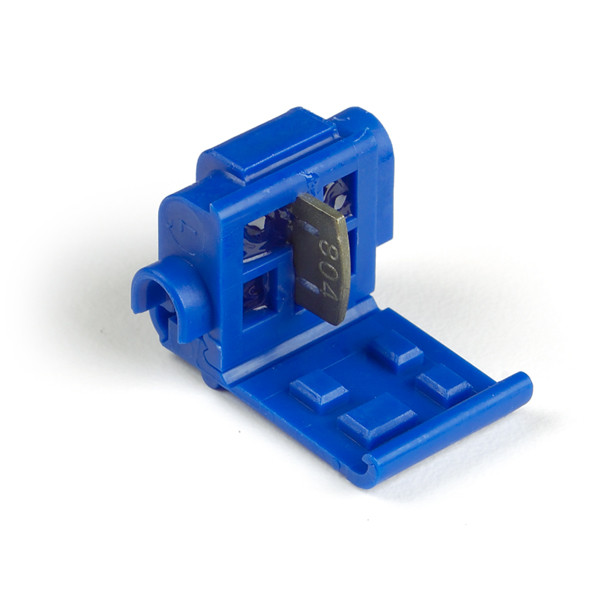 18 - 14 AWG Quick Splice Self Stripping Connectors w/Gel @ 5 Pack - Blue  84-2378