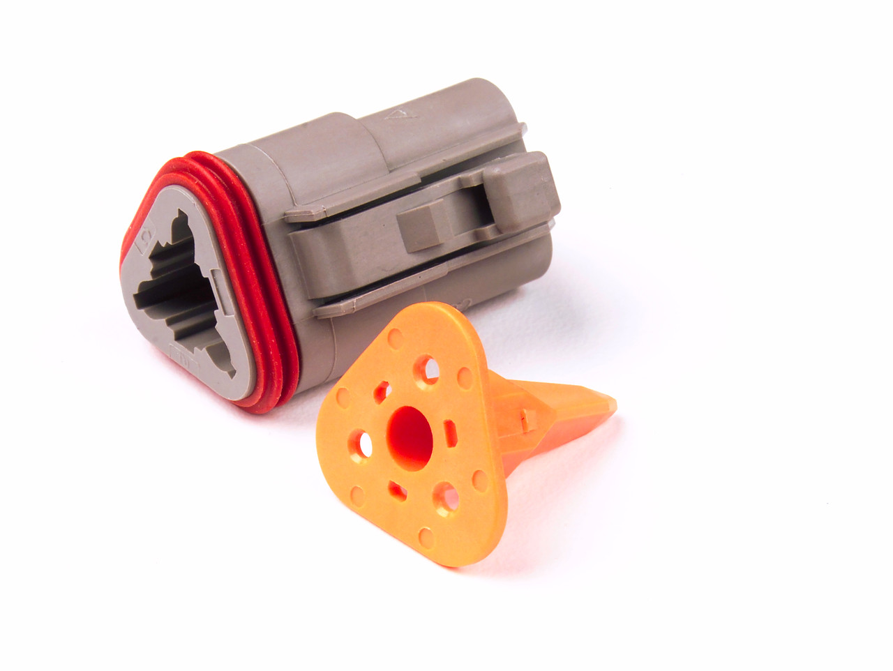 Deutsch - DT Series Housing & Wedgelocks 3-Way Male Plug @ 2 Pairs  84-2473