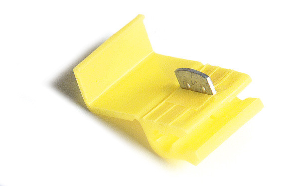12 - 10 AWG Quick Splice Self Stripping Connectors @ 3 Pack - Yellow  84-2583