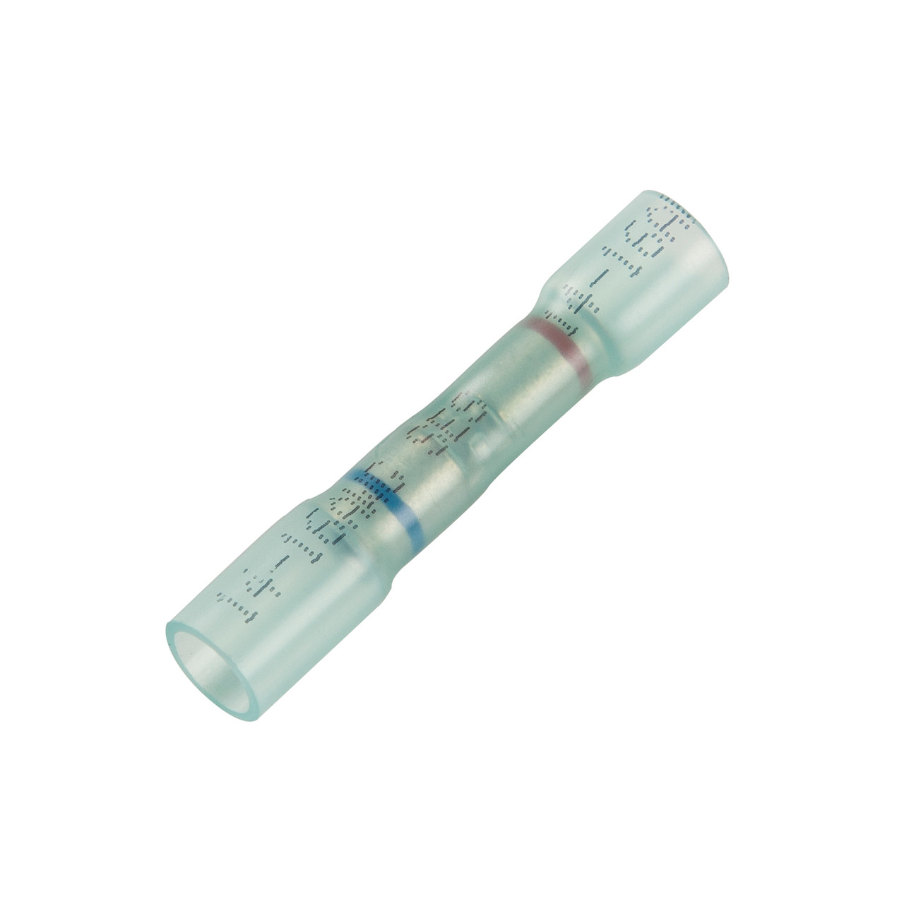 22 - 14 AWG Heat Shrinkable Step Down Butt Connectors @ 15 Pack - Blue  84-2624