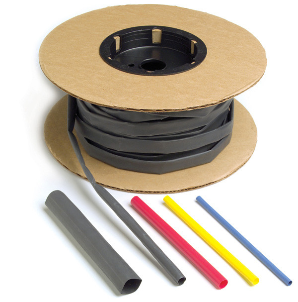3/4" Single Wall 2:1 Heat Shrink Tubing 6" @ 6 Pack - Black  84-5015