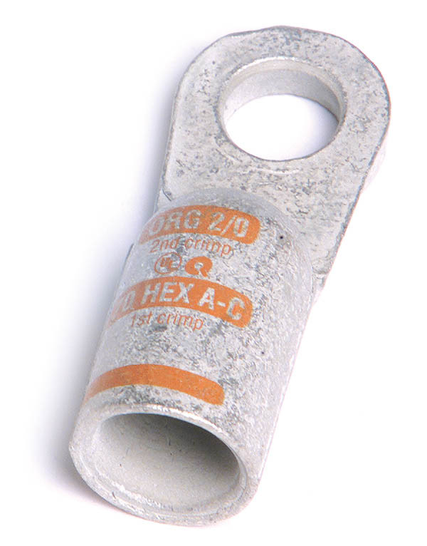 3/0 AWG Heavy Wall Copper Lugs 1/2" @ 5 Pack - Purple  84-9113