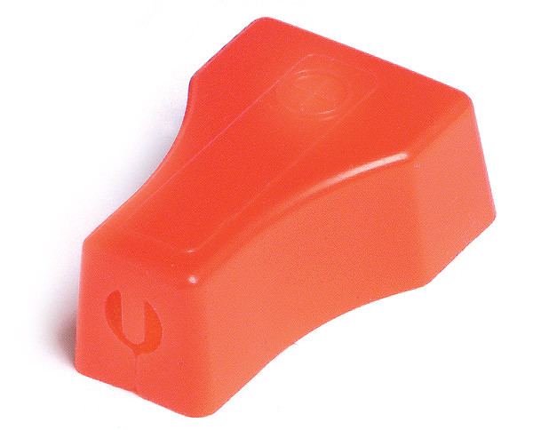 1 - 2 AWG Battery Terminal Protectors Straight Clamp Snap-On @ 5 Pack - Red  84-9137