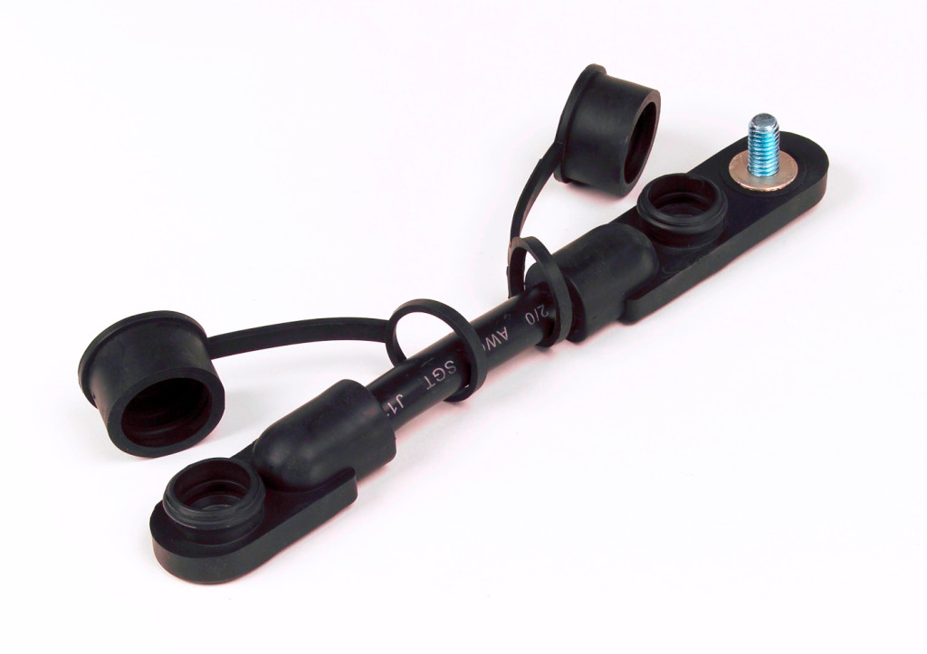 2/0 AWG Negative Molded Battery Harness 7" - Black  84-9582